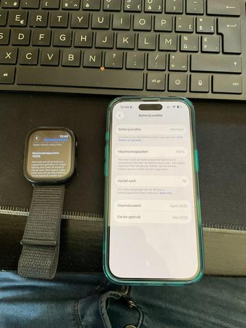 Iphone 16 wit+ apple watch series 10 beschikbaar voor biedingen