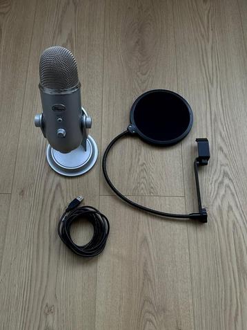 Bleu Yeti Microfoon USB-microfoon + Popfilter beschikbaar voor biedingen