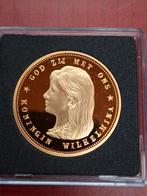 herslag wilhelmina 10 gulden 1892 proof 2500st, Postzegels en Munten, Munten | Nederland, Ophalen of Verzenden, 10 gulden
