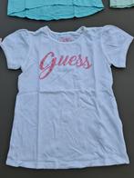 wit-roze t-shirt Guess, GUESS, 116, Kinderen en Baby's, Ophalen of Verzenden, Zo goed als nieuw