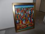 schilderij in kader, Ophalen