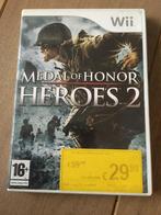 WII - Medal of Honor - Heroes 2, Games en Spelcomputers, Games | Nintendo Wii, Vanaf 16 jaar, Gebruikt, Ophalen of Verzenden, Shooter