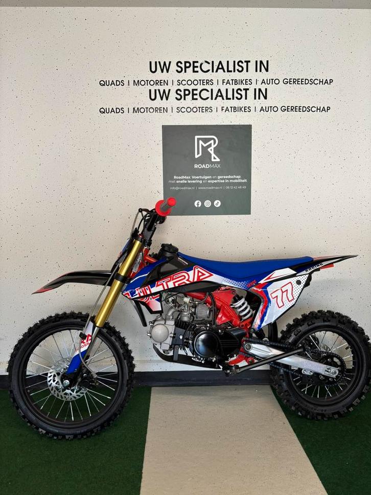 🚀Nieuw🚀Crosser Pitbike Crossmotor 125cc 11PK Schakel 90kmh, Kinderen en Baby's, Speelgoed | Buiten | Accuvoertuigen, Nieuw, Ophalen of Verzenden