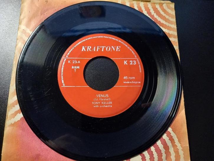 Tony Keller / Sam Kinley  ‎– Venus / Petite Fleur ' 7, Cd's en Dvd's, Vinyl Singles, Zo goed als nieuw, Single, Pop, 7 inch, Ophalen of Verzenden
