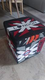 Poef UK - Bankje, Ophalen, Hout, Minder dan 50 cm, Vierkant
