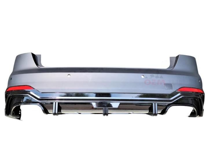 AUDI RS4 Achterbumper zwart diffuser | A4 S4 Sline | 15 - 19, Auto-onderdelen, Carrosserie, Bumper, Audi, Achter, Nieuw, Ophalen of Verzenden