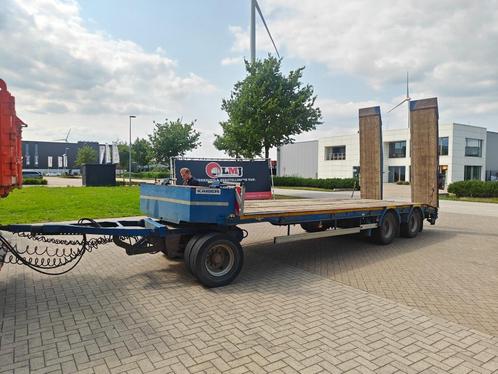 aanhangwagen dieplader 3-as schamel - Robuuste Kaiser, Zakelijke goederen, Machines en Bouw | Transport, Ophalen