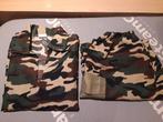 Leger kostuum 152/12j + vest, hemd, broek, pet en wapenriem, Ophalen of Verzenden, Gebruikt, 146 t/m 152, Jongen of Meisje