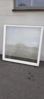 Vast Wit pvc raam, 120 à 160 cm, Enlèvement, Fenêtre de façade ou Vitre, Utilisé