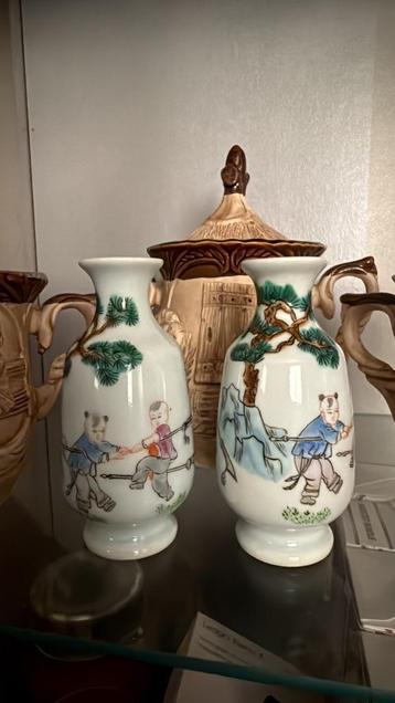 Famille rose Chinese  miniatuur vaasjes, Enlèvement ou Envoi