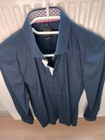 Blauw hemd merk Olymp te koop.M 38 body fit, Kleding | Heren, Overhemden, Ophalen, Zo goed als nieuw, Blauw