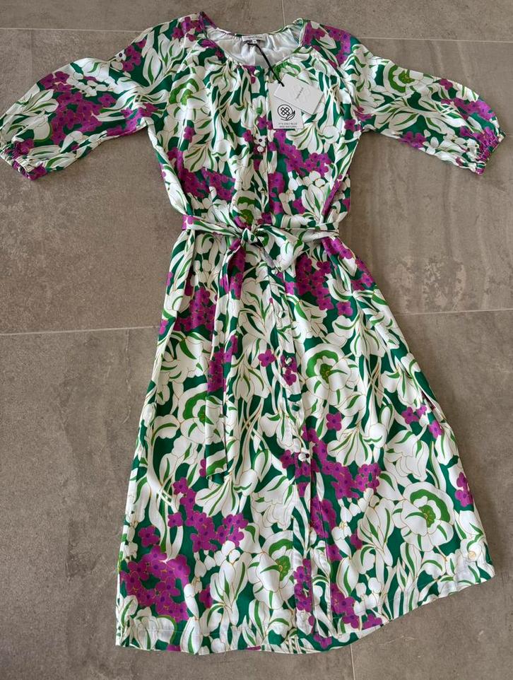 Nieuw Kleedje Terre Bleue maat 34, Kleding | Dames, Jurken, Nieuw, Maat 34 (XS) of kleiner, Groen, Onder de knie, Ophalen of Verzenden