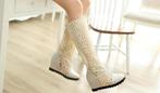 Botte  compensée ajourée - mode femme - chaussure, Vêtements | Femmes, Neuf, Autre, Enlèvement ou Envoi, Autres couleurs