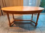 massief houten ovalen eettafel (olm), Klassiek houten tafel, 150 à 200 cm, Cinq personnes ou plus, Comme neuf