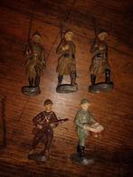 Figurines Elastolin lot de 5 soldats belges type Durso, Enlèvement ou Envoi