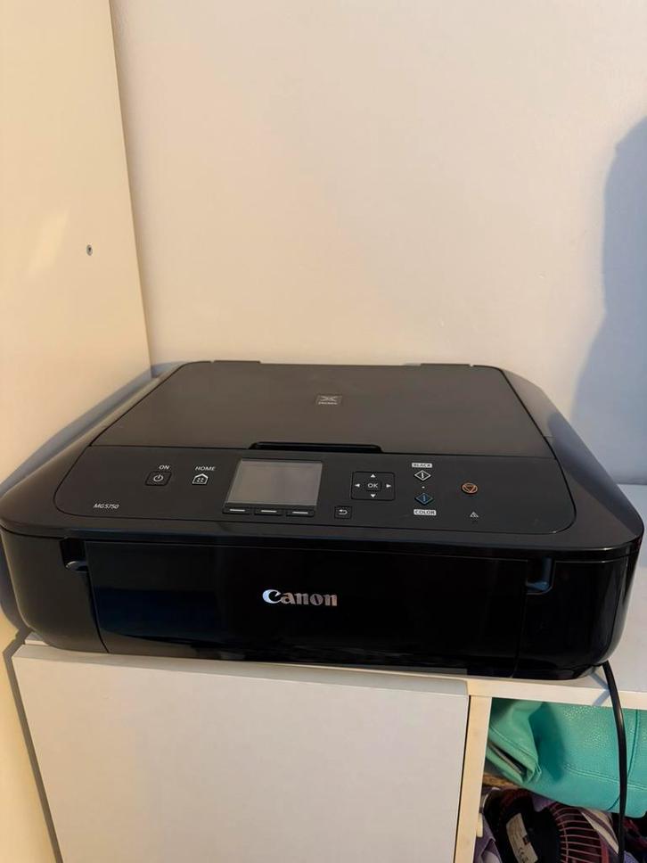 Canon MG5750, Informatique & Logiciels, Imprimantes, Utilisé, All-in-one, Impression couleur, Copier, Scannez, Impression noir et blanc