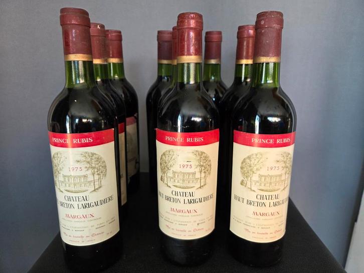 Chateau Haut Breton Larigaudiere 1975, Verzamelen, Wijnen, Zo goed als nieuw, Rode wijn, Ophalen