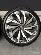 21” originele Skoda Enyaq IV velgen + banden breedset 5x112, Pneus et Jantes, Véhicule de tourisme, Pneus été, -