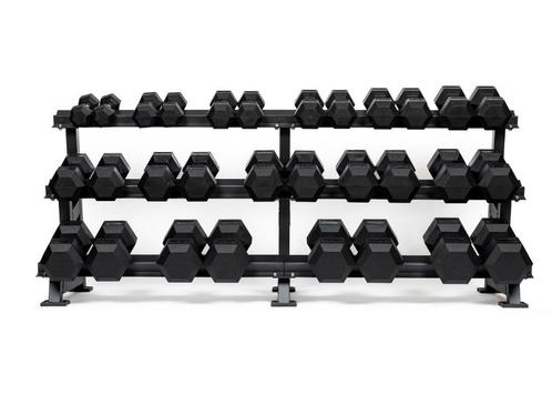 Martech Hex halterset 5-40KG + 3-laags rack, Sport en Fitness, Fitnessmaterialen, Halterset, Ophalen of Verzenden