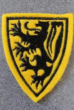 Vlaamse leeuw patch opnaaier textiel VMO Brabant Brussel, Ophalen of Verzenden