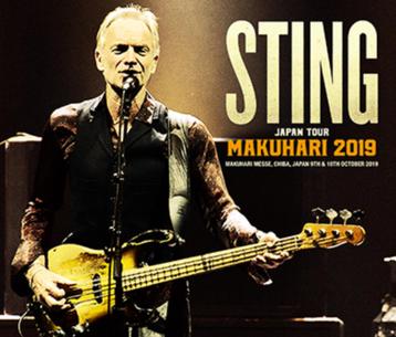 4 CD's STING - Live Makuhari 2019 beschikbaar voor biedingen