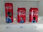 Collection 3x Canettes Coca-Cola Equipe de France Euro 2016, Collections, Autres types, Utilisé, Enlèvement ou Envoi