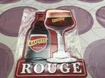 Kasteelbier rouge reclamebord metaal, Ophalen of Verzenden, Nieuw, Reclamebord