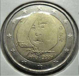 2 euro commémorative Finlande 2014 "Jansson". UNC !, Timbres & Monnaies, Monnaies | Europe | Monnaies euro, Monnaie en vrac, 2 euros