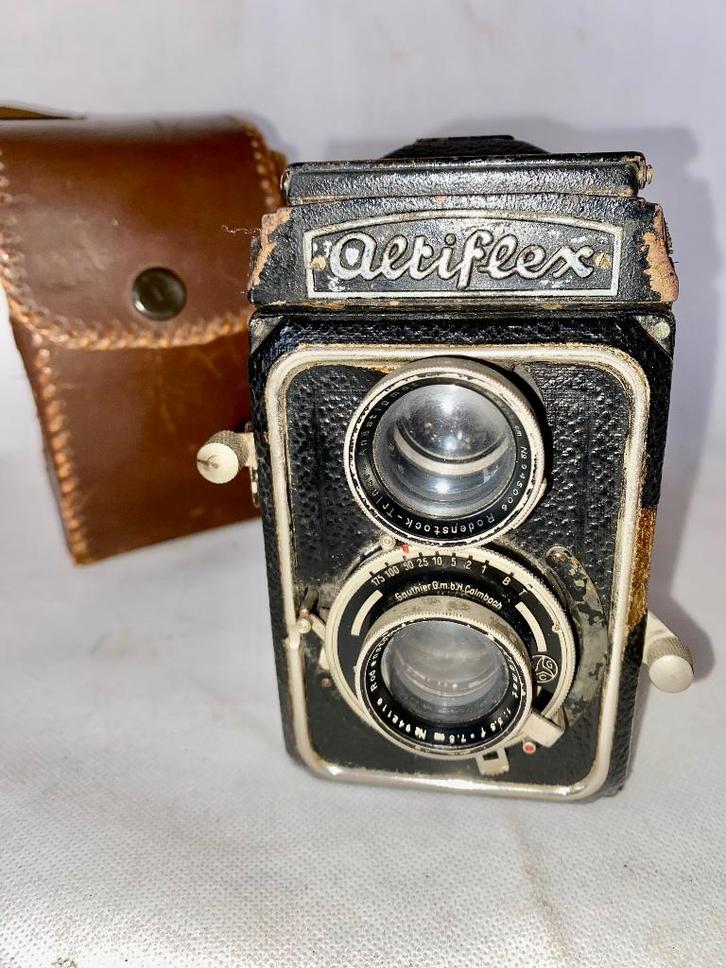 Gebruikt: vintage ALTIFLEX SLR camera, Audio, Tv en Foto, Fotocamera's Analoog, Gebruikt, Spiegelreflex, Overige Merken, Ophalen of Verzenden