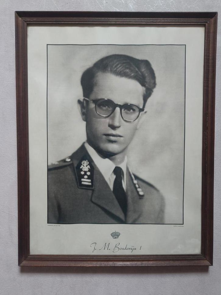 Foto R.Marchand van Koning Boudewijn, Antiquités & Art, Art | Dessins & Photographie, Enlèvement