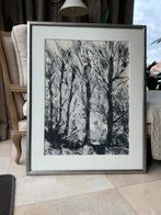 Peinture forêt noire zwarte woud schilderij, Antiek en Kunst, Kunst | Schilderijen | Modern, Ophalen