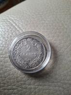 2 frank Albert I, 1911 in zilver, mooie staat, Enlèvement, Argent, Argent