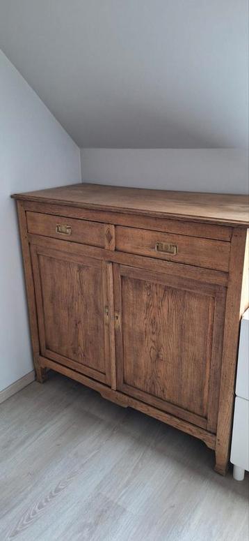 Commode ancienne à 2 tiroirs, 100 à 150 cm, Enlèvement, Utilisé, 50 à 75 cm