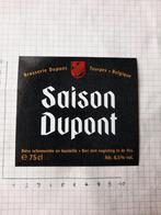 Bieretiket Saison Dupont, Verzamelen, Biermerken, Zo goed als nieuw, Ophalen