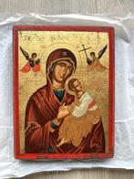 Byzantijnse Icoon – Handgeschilderd op Hout (Griekenland), Ophalen