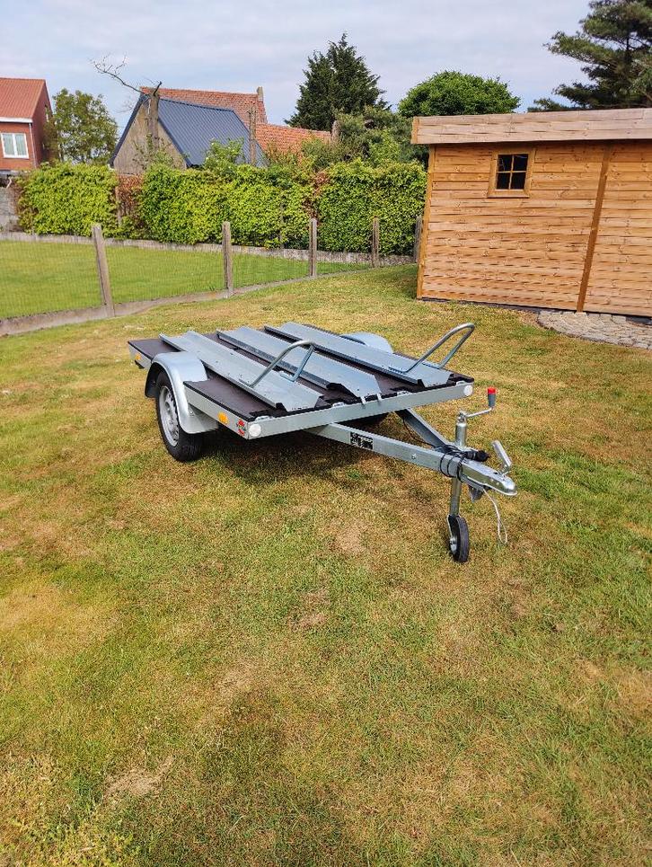 Motoraanhanger / Motortrailer – Remorque Moto – STEMA, Autos : Divers, Remorques, Neuf, Envoi
