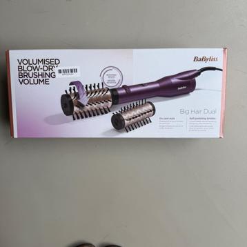 Brosse rotative BIG HAIR DUAL Babyliss, Enlèvement ou Envoi, Comme neuf, Fer à friser ou Lisseur