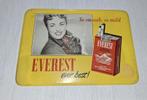 Oud blik reclamebord Everest Sigaretten 1950, Verzamelen, Ophalen of Verzenden