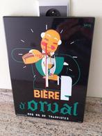 Nieuwe Belgische geëmailleerde klok van Orval, geëmailleerde, Verzamelen, Nieuw, Reclamebord, Ophalen of Verzenden