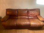 Salon ( driezit + tweezit ) in leer., Huis en Inrichting, Zetels | Zetels, Ophalen, Gebruikt, Leer