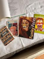 set van 4 boeken + cursusmap over schmink, facepainting en k, Ophalen, Gelezen, Overige onderwerpen, Geschikt voor kinderen