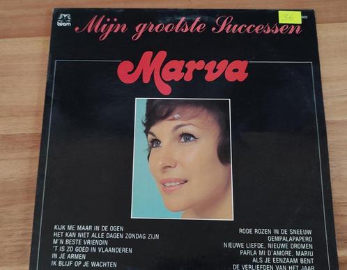 LP Marva - Mijn grootste successen, CD & DVD, Vinyles | Néerlandophone, Utilisé, Enlèvement ou Envoi