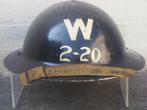 Casque britannique Mk-II 1939 Warden du Air Raid Precautions, Verzenden, Landmacht, Helm of Baret