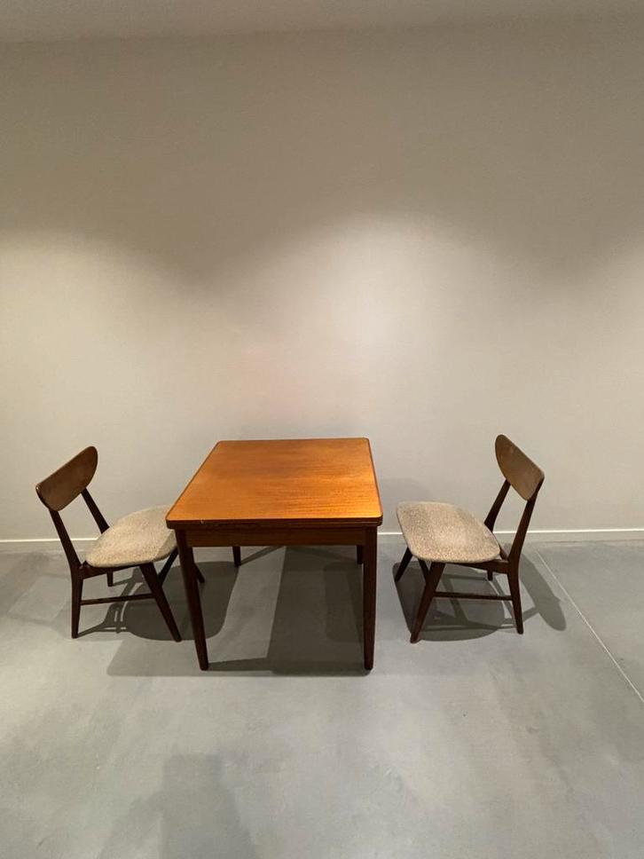 Ensemble table et chaise vintage, Maison & Meubles, Tables | Tables à manger, Utilisé, Enlèvement