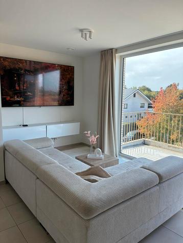 Canapé convertible + tapis + table basse + déco – Comme neuf beschikbaar voor biedingen
