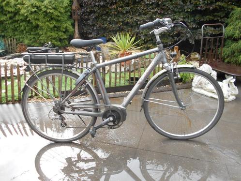 Te koop elektrische herenfiets OXFORD middenmoter SHIMANO, Fietsen en Brommers, Elektrische fietsen, Gebruikt, Overige merken