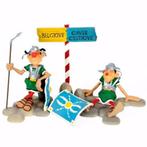 Asterix (Uderzo) Romain en Gaule et Belgique + panneau, Collections, Astérix et Obélix, Statue ou Figurine, Enlèvement ou Envoi