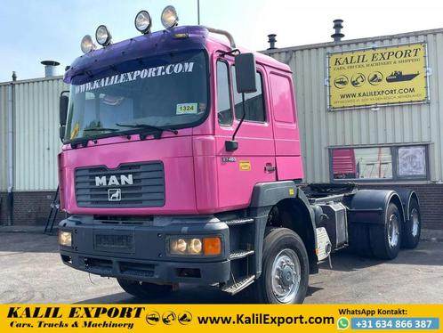 MAN 27.464 Chassis Cab Tractor 6x6 Full Spring Suspension Hy, Autos, Camions, Entreprise, MAN, Diesel, Boîte manuelle