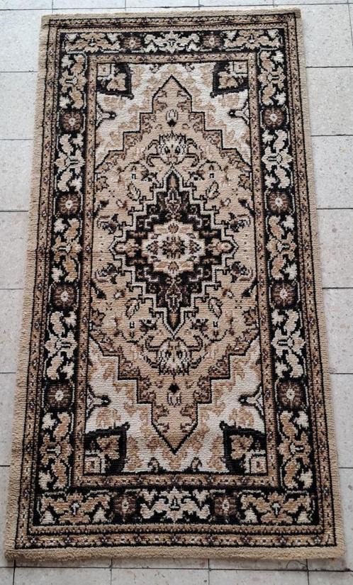 Rechthoekig tapijt, Huis en Inrichting, Badkamer | Badtextiel en Accessoires, Gebruikt, Badmat, Bruin, Ophalen of Verzenden