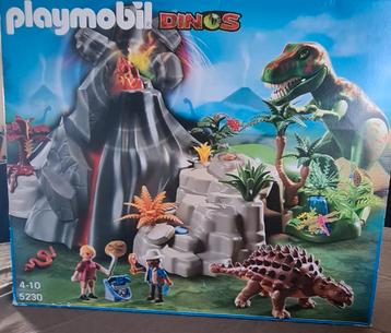 Playmobil vulkaanuitbarsting met dino, Enlèvement, Comme neuf